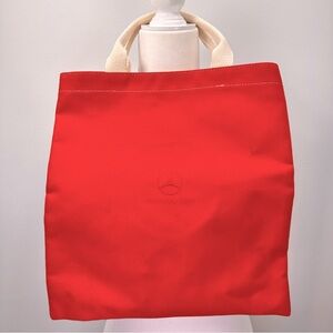 Mercedes Benz Vintage Red Canvas Tote Bag
